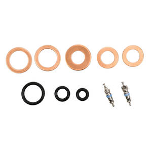 Kit de test de <span class=keywords><strong>compression</strong></span> et de détection de fuites 46 pièces avec jauge double jusqu'à 50 bars, idéal pour les moteurs <span class=keywords><strong>diesel</strong></span> HDI TDCi - Product Image 4
