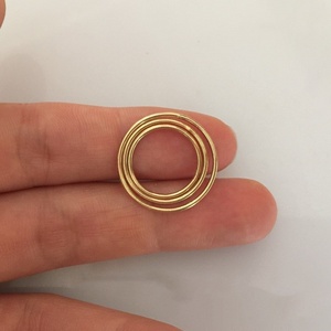 Non appannamento 14K <span class=keywords><strong>oro</strong></span> pieno di <span class=keywords><strong>anelli</strong></span> per la signora di moda minimalista <span class=keywords><strong>anelli</strong></span> in <span class=keywords><strong>oro</strong></span> per le donne fai da te accessori fatti a mano - Product Image 5