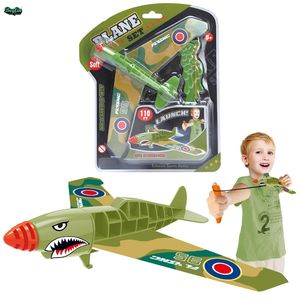 Lanzador de cohetes <span class=keywords><strong>espaciales</strong></span> con arco de mano, lanzador de cohetes Skyplane, juguetes para niños al aire libre - Product Image 2