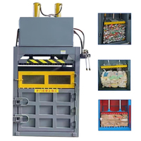 Presse à balles hydraulique verticale entièrement automatique pour pneus, canettes en aluminium, ferraille, déchets électroniques et papier