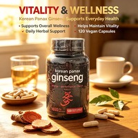 Suplemen Kapsul Ginseng Merah Korea Source Factory Ginseng Pour Homme untuk Pria, Ginseng Potensi Tinggi yang Memberikan Energi