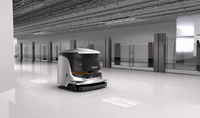 Робот-пылесос для коммерческой уборки с автоматической навигацией и управлением через приложение, 37-литровый резервуар для воды, модель 2026 года
