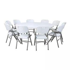 Goedkope ronde opklapbare feesttafel voor bruiloften en evenementen - Product Image 4