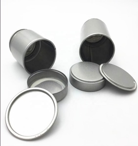 China Supplier 80g 30g Empty Round Tinplate Coffee Spice Tea Packing Tin box packaging for Matcha Tin Can custom printed