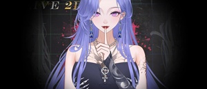 โมเดล OEM Odm อนิเมะ Nyx Noir Live2D Vtuber สไตล์โกธิค ชุดเต็มตัว - Product Image 4