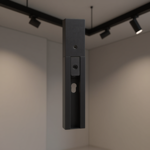 Accessorio per Faretto su Binario Monofase LEDUNI, 2M, Alluminio Nero, Facile Installazione su Binario per Ufficio - Product Image 2