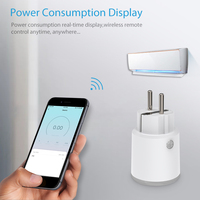 Prise intelligente MT-WR15WM Matter FR avec compteur de consommation d'énergie via WiFi, compatible Apple Home, pas besoin de hub