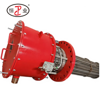 Chauffe-eau à immersion automatique antidéflagrant 160KW 380V en acier inoxydable pour l'industrie pétrochimique, thermostat électrique industriel IP56