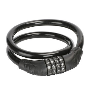 Verrou de vélo à combinaison numérique à quatre chiffres, <span class=keywords><strong>antivol</strong></span>, pour VTT, câble de vélo, verrou de vélo - Product Image 5