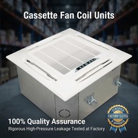 Unité de ventilation à cassette de plafond à 4 tuyaux RS485 Modbus RTU avec intégration BMS pour le refroidissement et le chauffage