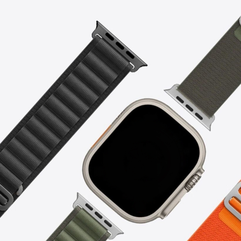 Adjustable Soft Breathable Nylon Sport Watch Bands Fabric Loop Compatible Strap for Apple IWatch Series
