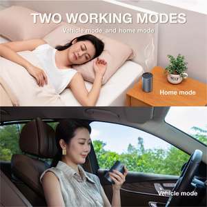 Diffuseur d'arômes intelligent pour voiture en alliage d'aluminium, diffuseur d'arômes sans eau pour voiture, diffuseur d'arômes pour voiture, mise en marche/arrêt automatique intelligente - Product Image 5