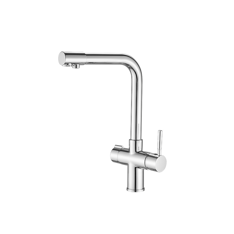 Brass Three Function Dual Handle Kitchen