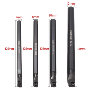 Youqi s07k s08k s10k s12m sclcr06 xoay công cụ chủ + 10pcs ccmt060204 Carbide chèn sclcr ccmt máy tiện cắt Công cụ thiết lập - Product Image 2