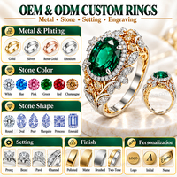 Tren Perhiasan Terbaru Cincin Perhiasan Lapis Emas 18K Cincin Baja Tahan Karat Model Terbuka Tidak Beraturan Desain Terpilin Perhiasan Jari