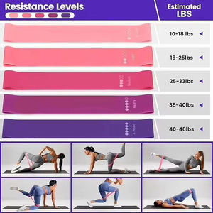 Ensemble de ballons de yoga et accessoires de Pilates pour entraînement à domicile, bande de résistance portable en PVC TPE écologique - Product Image 3
