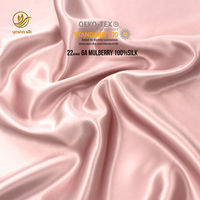 En gros En Stock lotus soie tissu brillant 6a grade tissu de soie 100% pur avec OEKO-TEX100 Certification