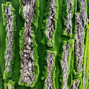 Mur d'écorce de mousse synthétique d'écorce de chêne simuler l'écorce d'arbre avec de la mousse - Product Image 5