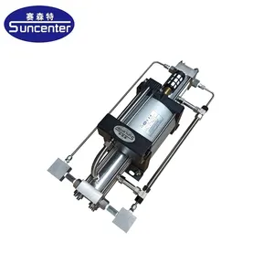 High Pressure Air Driven Gas Booster Compressor Oil Free Oxygen Booster Pump