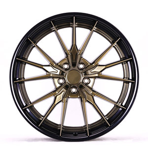 Jantes forgées YIMI durables en 2 pièces, 18 19 20 21 22 pouces, 5x114.3 PCD, gris <span class=keywords><strong>mat</strong></span> pour Volkswagen <span class=keywords><strong>Golf</strong></span> <span class=keywords><strong>R</strong></span> - Product Image 4