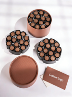 Emballage cadeau en papier cartonné rigide de luxe, de qualité alimentaire, recyclable, avec logo personnalisé en gros, pour bonbons, desserts, gâteaux, éponges