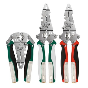 Pince à dénuder multifonctionnelle neuve avec stylo de mesure pour électricien, pour couper, tirer et peler les fils. - Product Image 5