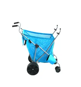 Carrito plegable ultraligero de fácil transporte, con cuatro ruedas