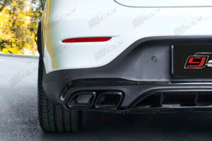 Dosscly — diffuseur arrière pour Benz X253 coupé, tenue de voiture, GLC class X253 coupé, GLC43 <span class=keywords><strong>AMG</strong></span>, tuyau d'échappement, à partir de <span class=keywords><strong>2020</strong></span> - Product Image 6