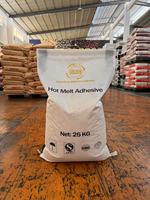 Colle forte à grain de bois foncé pour pastilles de colle thermofusible marron assorties – Ligne de production de meubles sur mesure pour toute la maison