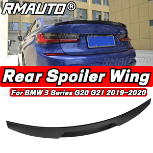 Aileron de coffre arrière en fibre de carbone noir brillant de haute qualité pour BMW Série 3 G20 – Spoiler de toit modifié pour un style automobile amélioré - Product Image 1