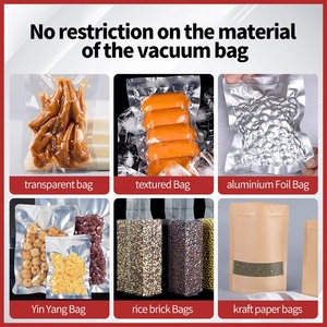 Dz-400 Wholesale Low Price Industrial Keeping Fresh Seafood Chicken Fruit Meat Tea Rice Vacuum Packaging <b>Machine</b> With Nitrogen - Product Image 3