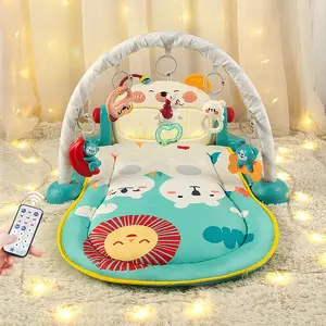 China Factory High Quality Soft Infant Toys Musical Intelligent Baby Active Carpet Piano Play Mat Gym