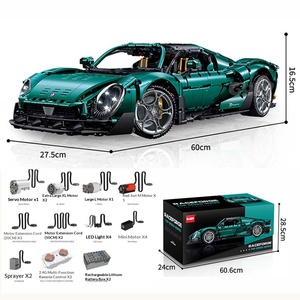 Gu <span class=keywords><strong>Li</strong></span> 10621 Super Run Series 1:8 Fa Luo Mi Ou Blocs de construction difficiles à assembler Modèle Jouets pour garçons - Product Image 5