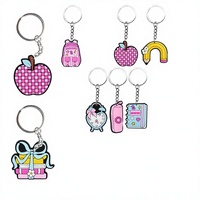 Porte-clés en PVC à motif personnalisé, porte-clés en caoutchouc souple avec logo, porte-clés en PVC 2D/3D, fabricant de porte-clés, cadeau promotionnel souvenir