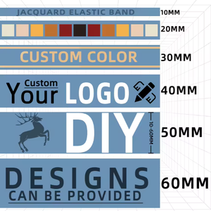 สายรัดเอวยางยืดลายแถบยางยืดผ้าไนลอนสแปนเด็กซ์โพลีเอสเตอร์กำหนดลายโลโก้ได้เอง - Product Image 4
