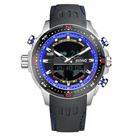 Jam tangan titanium kronograf ketinggian termometer kompas keselamatan safir bertahan hidup jam tangan herren