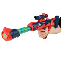 Pistola blanda de espuma EVA para disparar al aire libre, pistolas de juguete, juegos de potencia atómica a presión, juego de pistolas de bolas de aire de bala para niños
