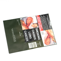 Sacs en plastique miniatures pour feuilles de tabac imprimés sur mesure, 50 g, avec fermeture éclair