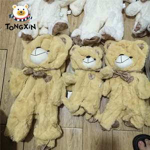 Orsetto di peluche da 40-60 cm, grazioso orsetto di peluche con guscio in pelle, giocattolo in peluche semilavorato, guscio in pelle, produttore all'ingrosso, regali per bambini - Product Image 6