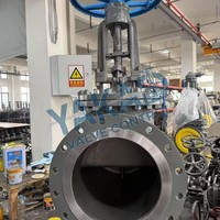 Válvula de Compuerta de Acero Inoxidable para Agua de Mar, 13% Cr, Vástago Fijo (NRS), ISO 15848