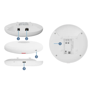 AirEngine 6776I-X6TH 50087137 11be Outdoor 2 + 2 + 4 Tres radios Antena direccional incorporada USB Bluetooth Punto de acceso al aire libre - Product Image 4