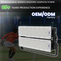 Projecteur LED 300W pour stade extérieur, étanche IP67, 120° °   Angle de faisceau 6500K Protection contre les surtensions 10KV