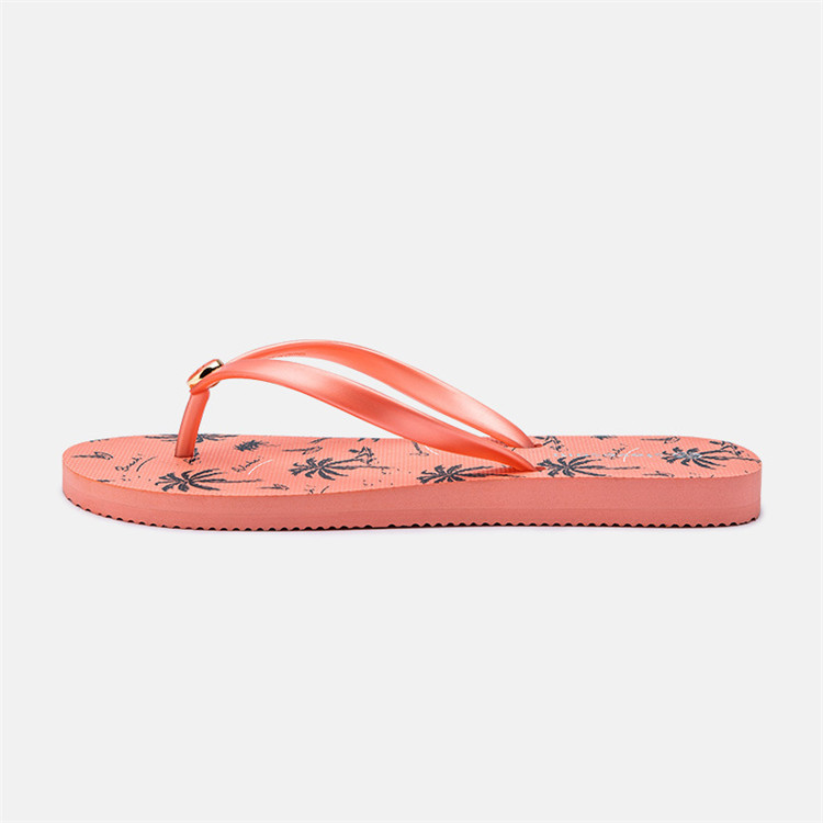 Wholesale Flip Flop Soles Ornament charm Strap Beach Slippers Flat Sandals Seaside Printing Wedge Flip Flops Women
