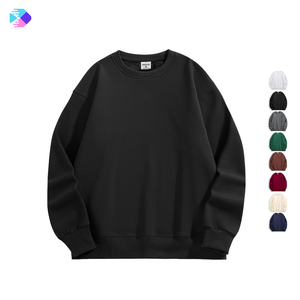 Sweat-shirt à capuche uni pour homme avec logo personnalisé, fabrication en usine, unisexe, vente en gros, personnalisable, mode, grande taille, col rond pour homme - Product Image 1