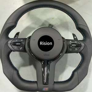 Volante Deportivo de Cuero Personalizado para Volkswagen <span class=keywords><strong>Golf</strong></span> 7 MK7 Mk7.5 GTI Scirocco Polo GTS <span class=keywords><strong>R</strong></span> <span class=keywords><strong>Line</strong></span> 2014-2017 - Product Image 4