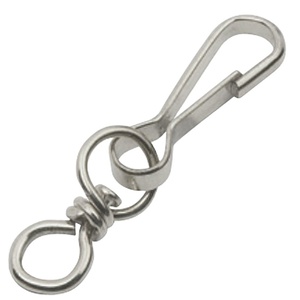 <span class=keywords><strong>Hot</strong></span> Bán Dây Buộc <span class=keywords><strong>Snap</strong></span> Clip Nickel Mạ 4293 Mùa Xuân Xoay Carabiner Kẽm Mạ Simplex Móc Với Kết Thúc Vòng - Product Image 1