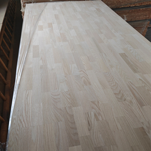 Panneau en <span class=keywords><strong>bois</strong></span> massif en chêne européen, assemblé par jointure à languettes, bord collé, pour meubles, plateau de table, armoire - Product Image 2