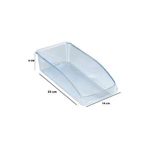 Juego de 3 piezas transparente para organizador de nevera - Product Image 4