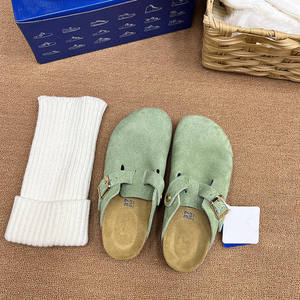 Chaussures à lanières <span class=keywords><strong>orthopédiques</strong></span> pour hommes femmes en cuir de vachette doublé en cuir véritable Birkenstocks Alternative Soft Clogs <span class=keywords><strong>Mules</strong></span> Oem Factory - Product Image 4