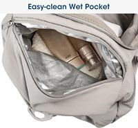 Sac de voyage personnalisé pour femmes et hommes, sacs de sport 3 en 1 avec compartiment pour chaussures, sac à dos de gym pour week-end, sac de voyage pour une nuit